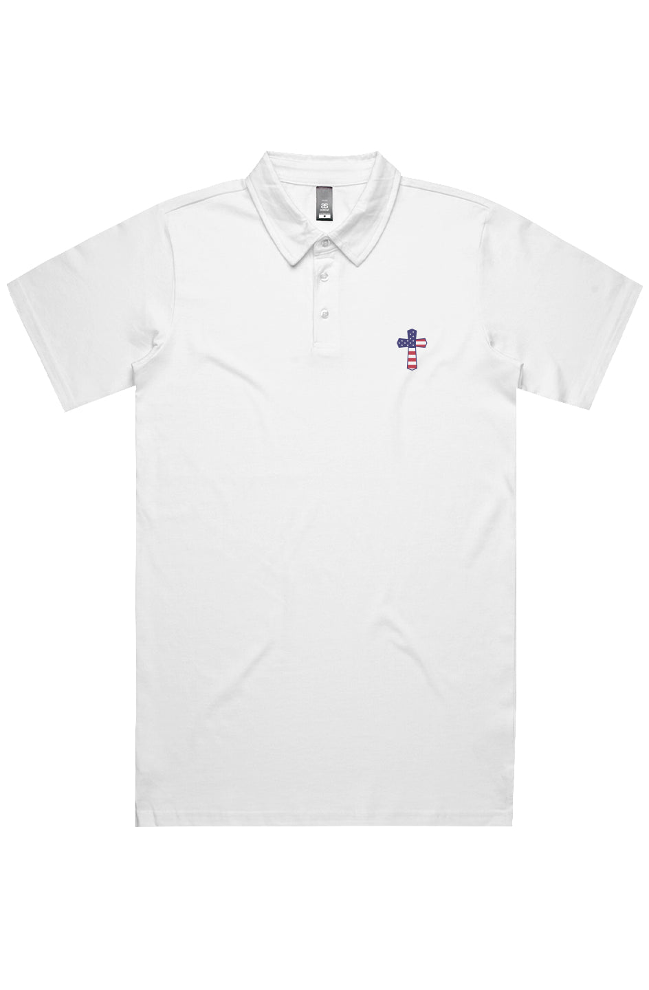 God N Country Golf Cross Cotton Polo